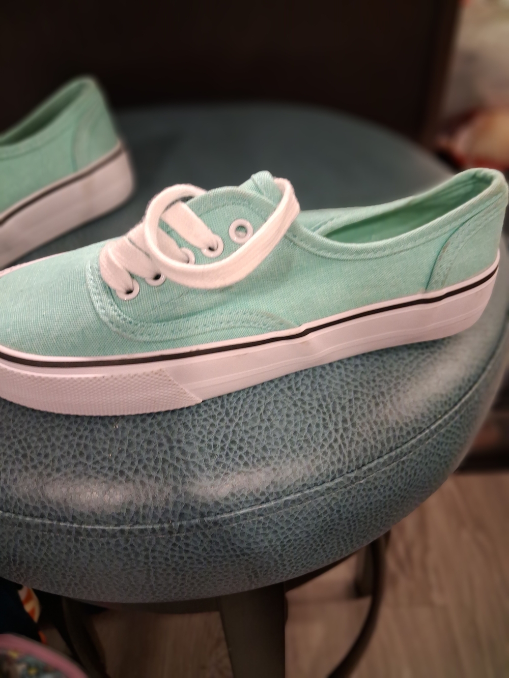 Missoni Mint Green Kids Canvas Sneakers